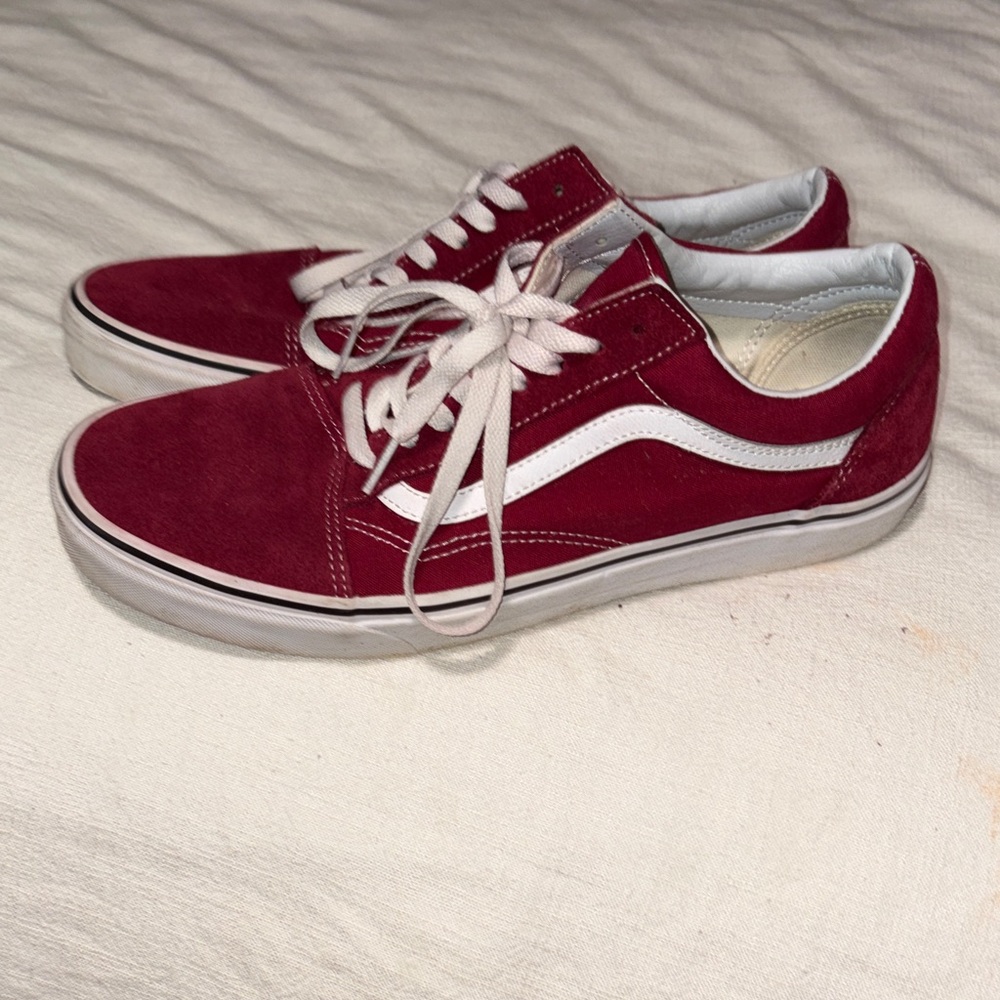 Vans Men's Burgundy Sneakers - Picture 3 of 6